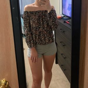 Floral Off the Shoulder Top